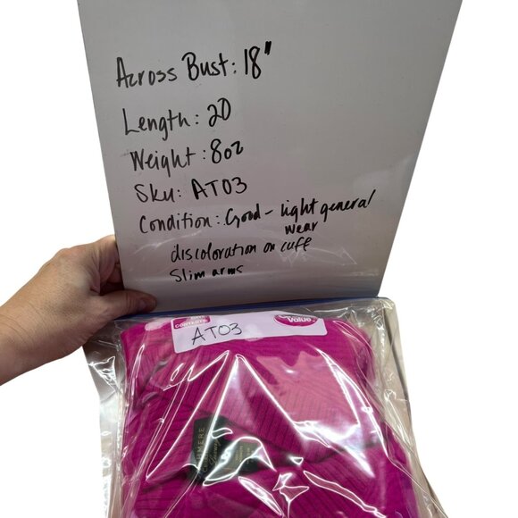 Charter Club Cashmere Heart Patch V-Neck Sweater Pink Size Small - Picture 10 of 10